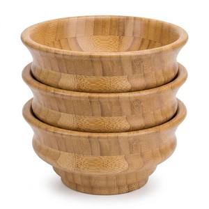 Tazón de Bambú Natural Wabi Sabi, Ecológico, Hecho a Mano, Resistente a la Decoloración, para Camping, para Servir Sopa, Ensalada y Arroz - Product Image 4