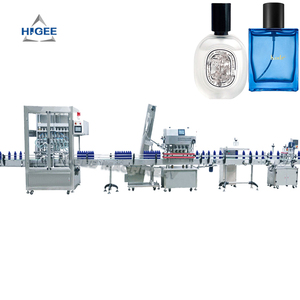 Bottle Glass Production Line Higee Automatic Perfume Bottle Liquid Filling Machine For Plastic Glass Bottle Production Line