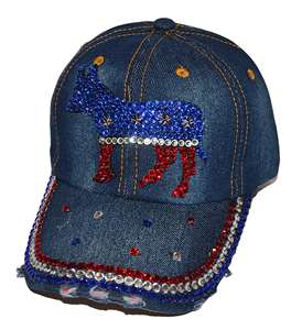 6 Star Rhinestone Bling LOGO Gorra de béisbol estructurada Sombrero de rendimiento deportivo de moda con cierre ajustable para uso en exteriores - Product Image 1