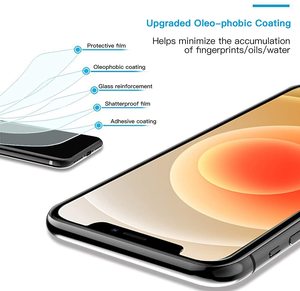 Protector de Pantalla de Privacidad para <span class=keywords><strong>iPhone</strong></span> 15 14 13 12 <span class=keywords><strong>11</strong></span> Pro Max, <span class=keywords><strong>Vidrio</strong></span> <span class=keywords><strong>Templado</strong></span>, Paquete de 3, <span class=keywords><strong>Anti</strong></span> Espía, Borde 2.5D, Cobertura Total, Borde Negro - Product Image 4