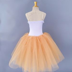 Vestido de Ballet para Niñas, Sin Mangas, con Tul, Lentejuelas y Falda Tutú, Disfraz para Actuaciones de Danza - Product Image 3