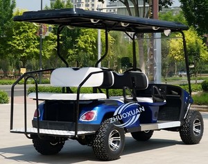 Voiturette de golf camouflage 6 places tout-terrain électrique pour zones touristiques, visites et patrouilles immobilières - Product Image 5