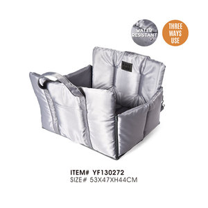 Asiento de <span class=keywords><strong>Coche</strong></span> Multifuncional para Perros, Cama de Viaje Portátil para Mascotas, Asiento Elevador Plegable para Perros, para Perros y Gatos Pequeños y Medianos - Product Image 1