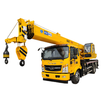 Grue robuste de 8 tonnes de marque chinoise, pièces de haute qualité, moteur, boîte de vitesses, pompe, Moog, utilisée pour les grues mécaniques industrielles