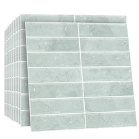 Papier adhésif 3D Jinyi Bright, autocollants pour carrelage, 30x30cm, pour crédence de cuisine et salle de bain, autocollant mural auto-adhésif
