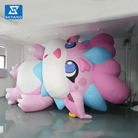 Publicité Inflatables Produits Cartoon Animal Dragon Mascotte pour les vacances