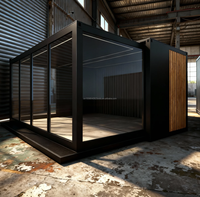 Maison conteneur entièrement meublée de 40 pieds, style moderne, maison conteneur préfabriquée