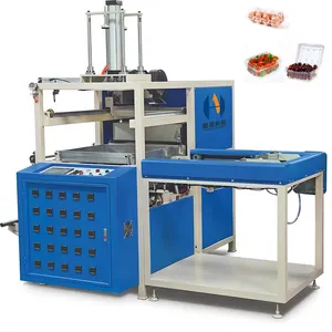 Automatic Vacuum Forming Machine Thermoforming Making Machine For Plastic Egg tray Fast Food Tray Container