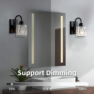 Appliques murales décoratives modernes <span class=keywords><strong>de</strong></span> luxe, <span class=keywords><strong>luminaire</strong></span> mural en cristal, lampe murale intérieure pour la maison, la chambre à coucher, le couloir, la <span class=keywords><strong>salle</strong></span> <span class=keywords><strong>de</strong></span> <span class=keywords><strong>bain</strong></span> - Product Image 4