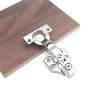 Charnières d'armoire dissimulées à fermeture en douceur pour chambre à coucher, armoire, armoire, boîte à manger, meubles de rangement, réglage 3D