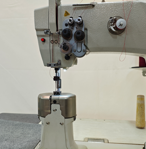 DS-5826 Double Needle Heavy-Duty Industrial Sewing Machine Lockstitch Manual Feed Computerized Motor Manufacturing Plant Metal - Product Image 3