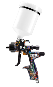 Súng phun khí nén Sutu 5800, đầu phun thép không gỉ 1.3mm, bình chứa 600ml, dùng cho xe hơi, đồ nội thất, phun sơn, phun sương mịn - Product Image 2