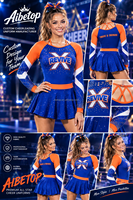 Prix direct usine – Uniformes de cheerleading personnalisés, conception gratuite, faible MOQ, vêtements de cheerleading de haute qualité pour équipes.
