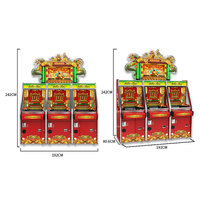 SOONUOO MAGIC FORTUNE GODS Coin Pusher Machine Arcade Game Commercial Indoor Use 110/220V Power Multiple Players Family