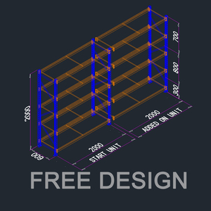 맞춤형 헤비 듀티 스틸 선반 조정 가능한 부식 방지 분말 코팅 작업장 디스플레이 선반 차고 선반 선반 - Product Image 5