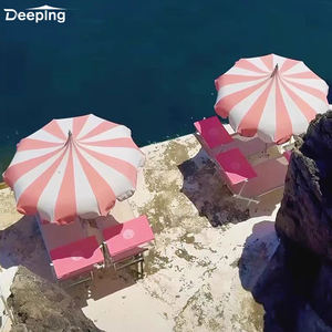 <span class=keywords><strong>Sombrilla</strong></span> de piscina para Hotel Glamping, <span class=keywords><strong>sombrilla</strong></span> para exteriores, <span class=keywords><strong>sombrilla</strong></span> de <span class=keywords><strong>terraza</strong></span> grande, <span class=keywords><strong>sombrilla</strong></span> de playa, <span class=keywords><strong>sombrilla</strong></span> de Patio de rayas rosas <span class=keywords><strong>3x3</strong></span> - Product Image 5