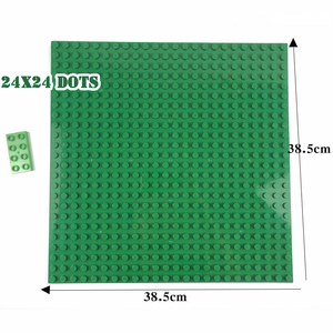 Placa de base dupla para construção, 24x24 pontos, blocos de tamanho grande, educação de peças, montar para aprendizagem, construção, tijolos - Product Image 2
