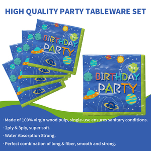 Xieli papier décorations <span class=keywords><strong>de</strong></span> fête ensembles garçon fête d'<span class=keywords><strong>anniversaire</strong></span> articles avec assiettes <span class=keywords><strong>de</strong></span> fête tasses paille en papier - Product Image 5