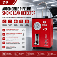 Détecteur de fuite de fumée Z9 pour voitures 12V, testeur de fumée EVAP portable avec mode AirSmoke double, manomètre à fréquence variable
