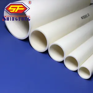 Tubo quadrado de plástico do pvc de vários tamanhos, tubo quadrado plástico do pvc, tubo do pvc com preço competitivo