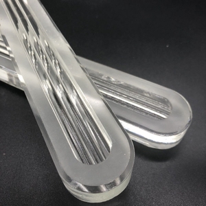 Plaque en <span class=keywords><strong>verre</strong></span> borosilicate haute résistance aux températures élevées de forme irrégulière pour jauge de niveau de chaudière et fenêtre de visualisation - Product Image 6