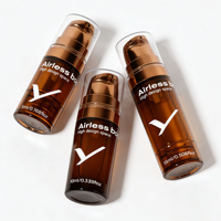 Capuchon de pompe sans air PP 5 10 15 ml, couvercle personnalisable pour huile essentielle biologique, production sous marque privée