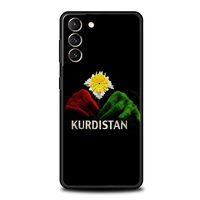 Drapeau du Kurdistan coque de téléphone pour Samsung Galaxy S24 S23 S22 S20 Ultra S21 FE 5G S10 S9 Plus S10E S8 housse en Silicone souple