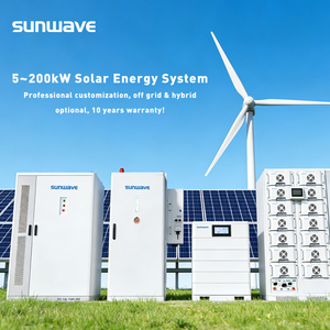 ระบบพลังงานแสงอาทิตย์ออลอินวัน 5kW 10kW 16kW ระบบกักเก็บพลังงานแสงอาทิตย์สำหรับบ้าน แบตเตอรี่ลิเธียม - Product Image 1