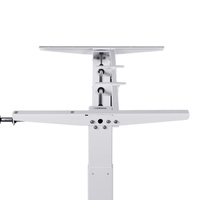 Bureau de direction moderne ergonomique intelligent pour télétravail, réglable en hauteur manuellement, extensible, en métal