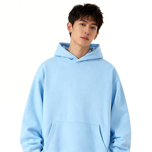 Sudadera con <span class=keywords><strong>Capucha</strong></span> Oversize para <span class=keywords><strong>Hombre</strong></span>, Estilo Urbano, 100% Algodón Terry 380g, Antiarrugas, con Bordado 3D y Estampado Puff - Product Image 3