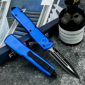 UTX-85 Blue Outdoor Pocket Knife MT <b>Camping</b> <b>Multi</b> Functional Industrial Hunting Fishing EDC <b>Tool</b> Portable Daily Knife - Product Image 5