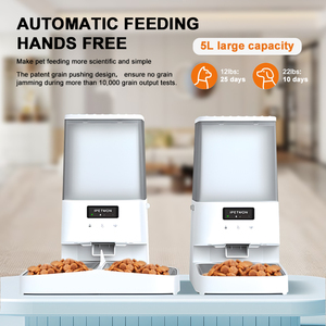 Distributeur automatique de nourriture pour animaux de compagnie CITICITY avec caméra WiFi, application mobile pour contrôler à distance, microchip, pour chiens et chats - Product Image 5