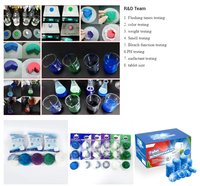 Vente en gros bleu bloc de chasse d'eau solide nettoyant pour tablette de cuvette de toilette eau de javel pour utilisation de détergent de salle de bain