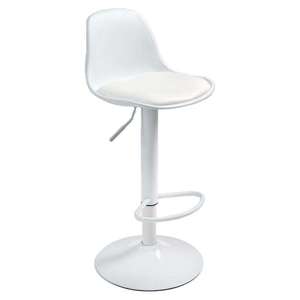 Tabouret de bar pivotant réglable en plastique de qualité, à prix de gros, avec revêtement durable pour usage domestique, bar, extérieur et commercial - Product Image 3