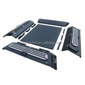 4x4 Off-Road Aluminium Acier <span class=keywords><strong>Hard</strong></span> <span class=keywords><strong>Top</strong></span> Pickup Camion Lit Auvent Couverture Rack Box pour <span class=keywords><strong>Ford</strong></span> F150 & <span class=keywords><strong>Ranger</strong></span> Perfect Fit Hardtop Topper - Product Image 4