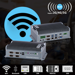 Nouvel ordinateur industriel sans ventilateur B5000 Dual Core, mini PC, ordinateur embarqué, 2*DDR IIII emplacements pour mémoire vive, jusqu'à 64 Go d'ordinateur industriel - Product Image 4