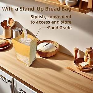 100 unidades de cubiertas grandes para tazones, para fermentación de pan, aptas para tazones de hasta 12 pulgadas, tipo gorro, accesorios para hornear pan de masa madre - Product Image 4