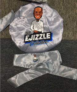 Bonnet de nuit personnalisé avec logo pour maman et moi, en soie douce, avec large bande, double couche en satin, cadeau promotionnel - Product Image 2