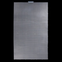 Ariste 78127 Feuilles de toile plastique maillée 45*75cm à motif quadrillé pour broderie, travaux manuels DIY, points de croix, tricot et crochet