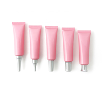 Tube de brillant à lèvres rond de 30ml contenants en plastique emballage cosmétique souple pour rouge à lèvres crème solaire yeux nettoyant masques de soins de la peau