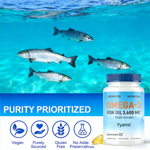 Complément alimentaire oméga-3 triple force OEM/ODM pour la santé cardiaque et la fonction cérébrale, huile de poisson végétalienne en gélules pour adultes, échantillon gratuit - Product Image 4