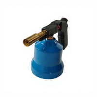 Torche de soudage compacte à gaz portable DB 617016 avec interrupteur unique, construction en acier pour soudage général, compatible avec bouteille de gaz