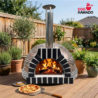 Four à pizza au charbon de bois OEM/ODM en gros, grande taille, barbecue extérieur pour jardin et cuisine, fabricant chinois de céramique
