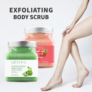 OEM Private Label Sais Minerais Scrub Corpo Orgânico Esfoliante Spa Branqueamento Esfoliante Corporal