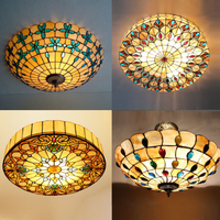 Plafonniers LED pour la décoration de chambre à coucher chaleureuse, lampes de plafond Jane Idyllic Living Room Clover Lighting