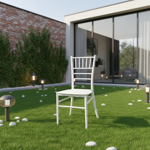 Chaises de <span class=keywords><strong>réception</strong></span> de <span class=keywords><strong>mariage</strong></span> empilables en plastique blanches pour mariés, avec différentes couleurs, vente en gros, nouveauté - Product Image 1