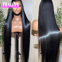 Perruque Lace Front HD 13x6 en Cheveux Humains Brésiliens Lisses, 100% Cheveux Vierges Alignés dans le Sens des Cuticules, Perruque de Luxe en Cheveux Naturels Vietnamiens Bruts