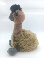 Jouet en peluche autruche Emu peluche oiseau jouet en gros jouet à pousser personnalisé