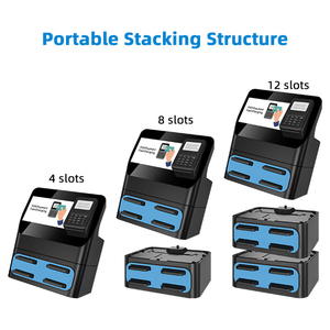 Station <span class=keywords><strong>de</strong></span> recharge commerciale pour téléphones portables, partage <span class=keywords><strong>de</strong></span> Power Bank, publique, empilable, 4 emplacements, <span class=keywords><strong>location</strong></span>, recharge solaire rapide, QC3.0, <span class=keywords><strong>port</strong></span> Type-C 35W - Product Image 2