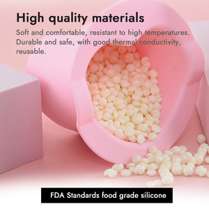 หม้อขี้ผึ้งซิลิโคนขนาดเล็ก200มล. ชามขี้ผึ้งซิลิโคนพับเก็บได้ทำความสะอาดง่าย - Product Image 3